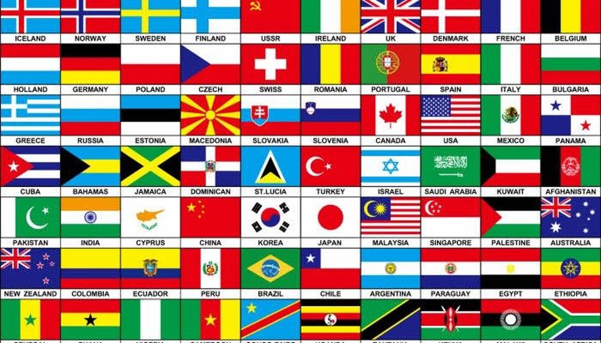 راز و رمز پرچم کشورهای مختلف دنیا