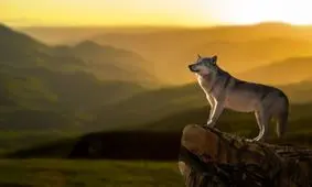 لحظه نجات دادن یک گرگ صحرایی که سرش در یک ظرف شیشه‌ای گیر کرده بود