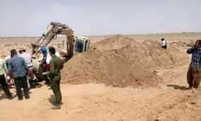 زنده به گور شدن ۲ جوان در زیر شن و ماسه در بافق
