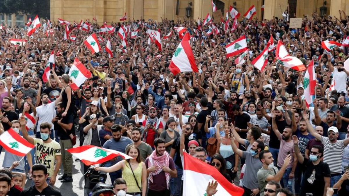 تصرف ساختمان وزارت امورخارجه لبنان توسط یک گروه ناشناس