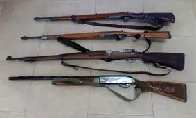 کشف ۴ قبضه سلاح شکاری غیرمجاز در لردگان