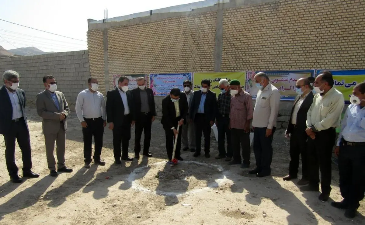 عملیات اجرایی احداث دبستان چهار کلاسه خیرساز در روستای بغدک رامهرمز آغاز شد