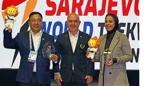 نیلوفر صفریان بهترین مربی تکواندو نونهالان جهان شد