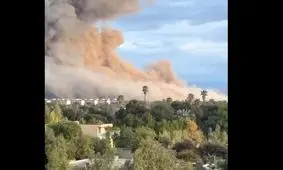 حمله هوایی به پایگاه چهارم شکاری دزفول/ ویدئو

