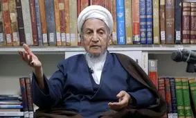 مخدوش کردن سنگ‌ قبر یک مرجع تقلید/ عکس