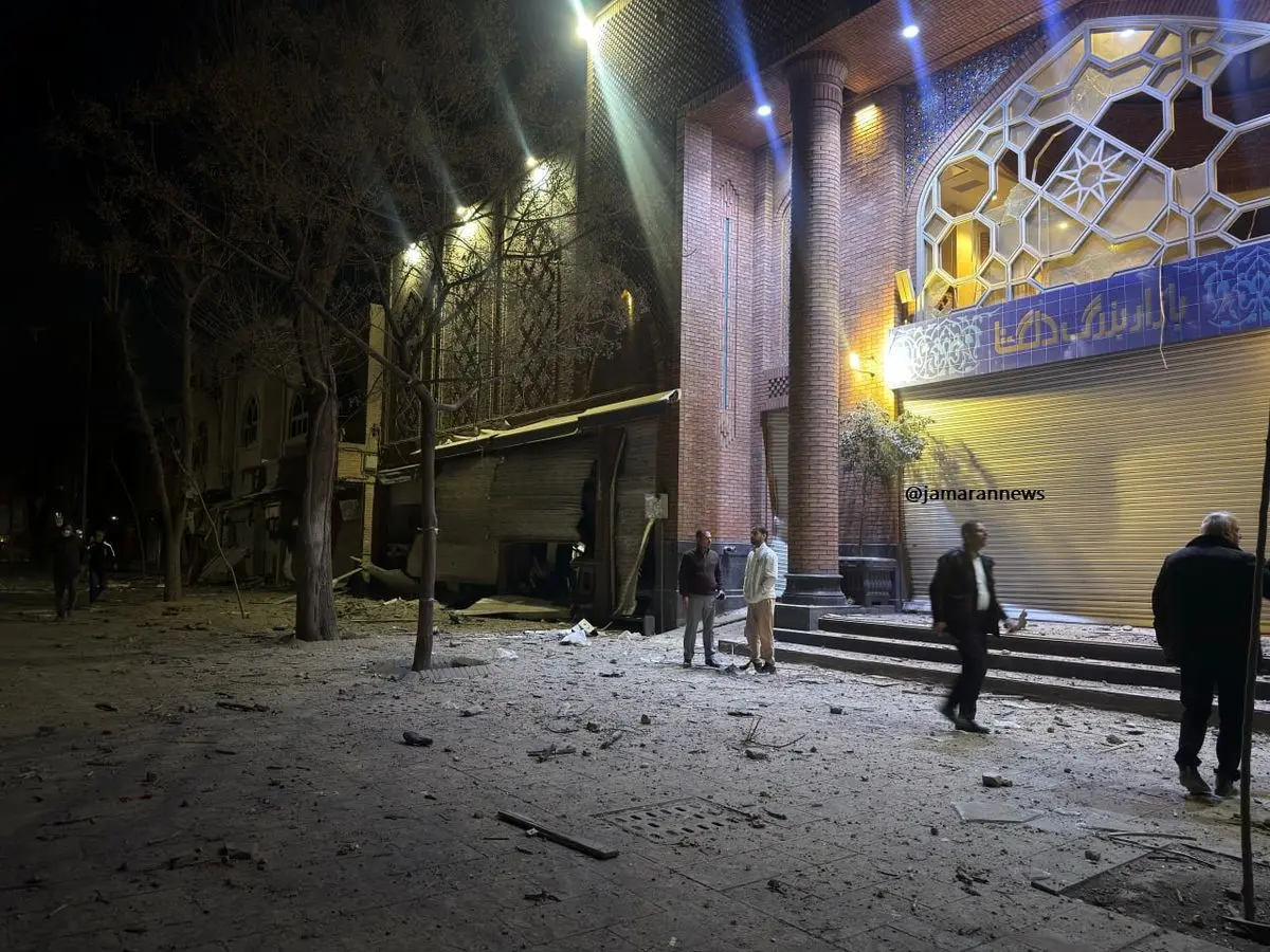 بازار تهران هم مورد حمله آمریکا و اسرائیل قرار گرفت