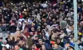 شعار هواداران علیه بیرانوند و تشویق حسینی/ ویدئو