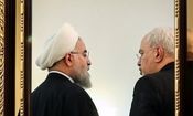 تصویری از دیدار نوروزی ظریف و حسن روحانی