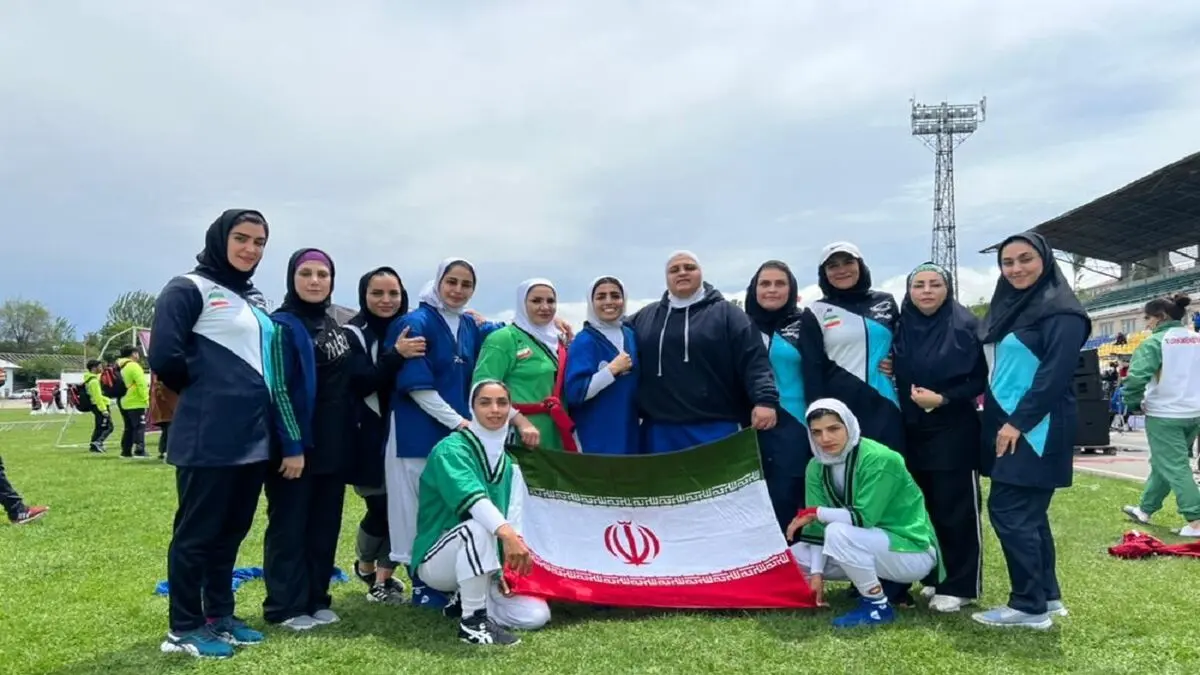 قهرمانی زنان ایران در کشتی آلیش آزاد آسیا

