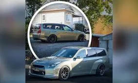 وقتی دو نیسان را باهم ترکیب کردند/ تصاویر