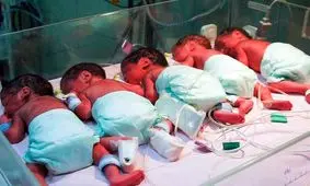 درخواست پدر ۶ قلو‌های کرجی از مسئولین و خیرین برای کمک رسانی