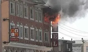 آتش‌سوزی در هتل زرین دماوند