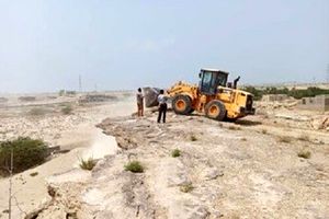 رفع تصرف بیش از ۳ هزار مترمربع از اراضی ملی و دولتی در جزیره قشم