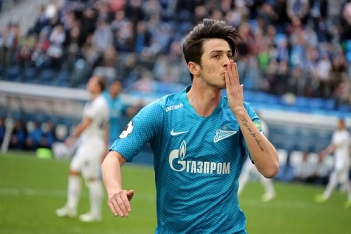 بازتاب خوشحالی جالب بعد از گل آزمون در روسیه