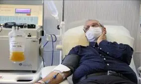 اهدای پلاسمای خون از سوی ربیعی پس از بهبود کرونا