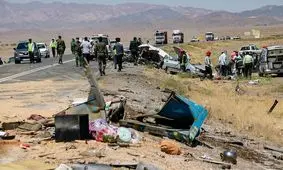 اسامی ۱۴ کشته تصادف جاده سبزوار - اسفراین اعلام شد