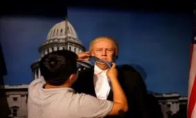 ساخت مجسمه ترامپ در چین!