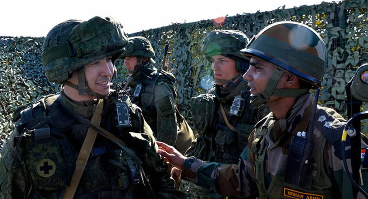 مشارکت چین، هند و پاکستان در مانورهای نظامی روسیه