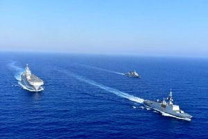 فرانسه هم به مانورهای نظامی مدیترانه شرقی پیوست