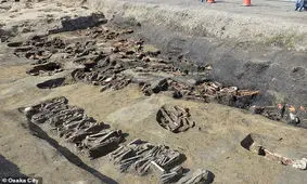 کشف گور دسته جمعی عجیب در ژاپن /تصاویر