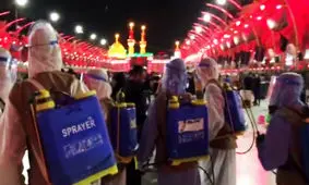 حال و هوای محرم در کربلا بدون زوار ایرانی /فیلم