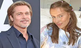 قرار عاشقانه برد پیت با دختری شبیه به آنجلینا جولی