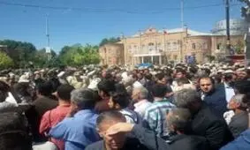 گزارش تصویری از تشییع پیکر شهدای مرزبان در ارومیه