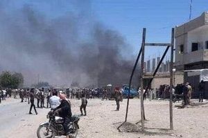 وقوع انفجار خودروی بمب‌گذاری شده در حومه ادلب
