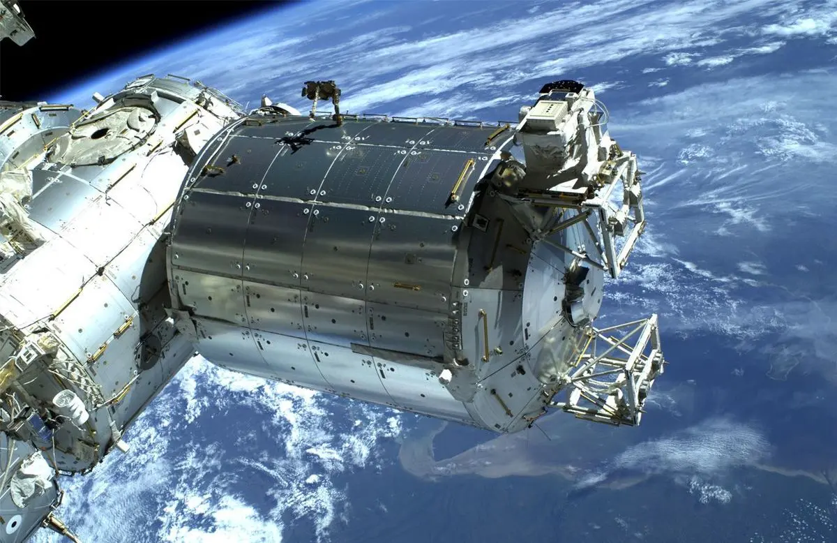 تماشای زمین از ایستگاه فضایی بین‌المللی در عکس روز نشنال جئوگرافیک