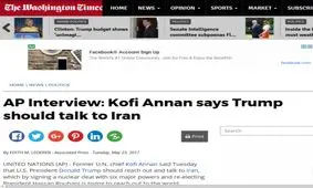 واشنگتن تایمز؛ پیشنهاد گفتگوی ترامپ با روحانی