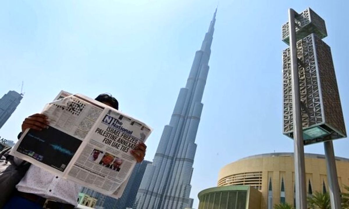 پخش گزارش خبرنگاران اسرائیلی از برج خلیفه دبی
