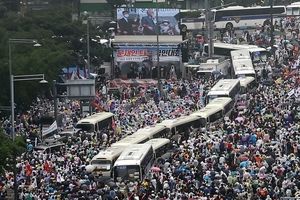 تجمع بزرگ ضد دولتی در کره جنوبی/ عکس
