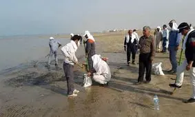 قصه تکراری لکه‌های نفتی ساحل گناوه