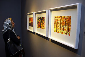 سهم بزرگ همدان در نمایشگاه نقاشی‌های کوچک