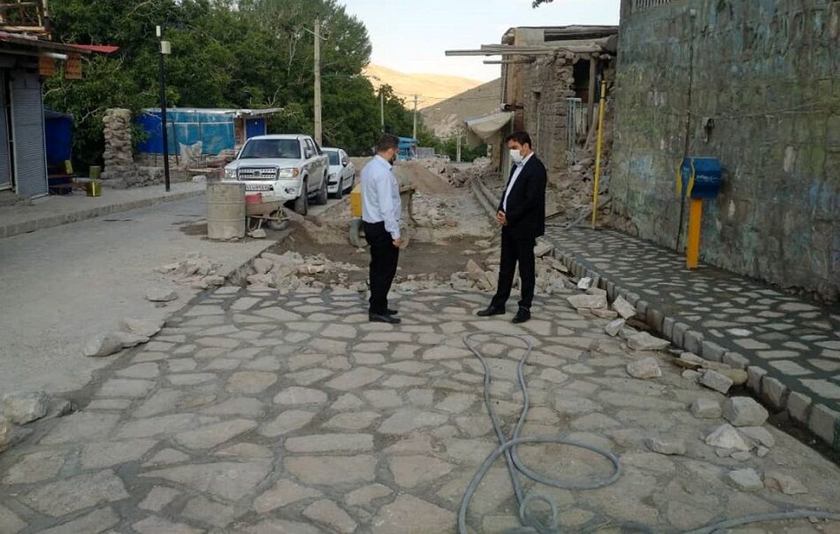 سنگفرش روستای تاریخی کندوان بهسازی میشود