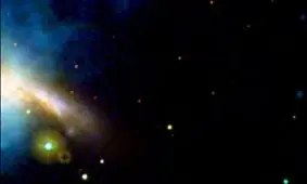 کهکشان سیگار را ببینید!