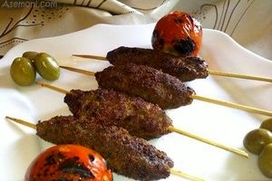 طرز تهیه کباب چوبی