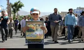 گزارش تصویری از تشییع پیکر شهید مدافع حرم سردار نصیری