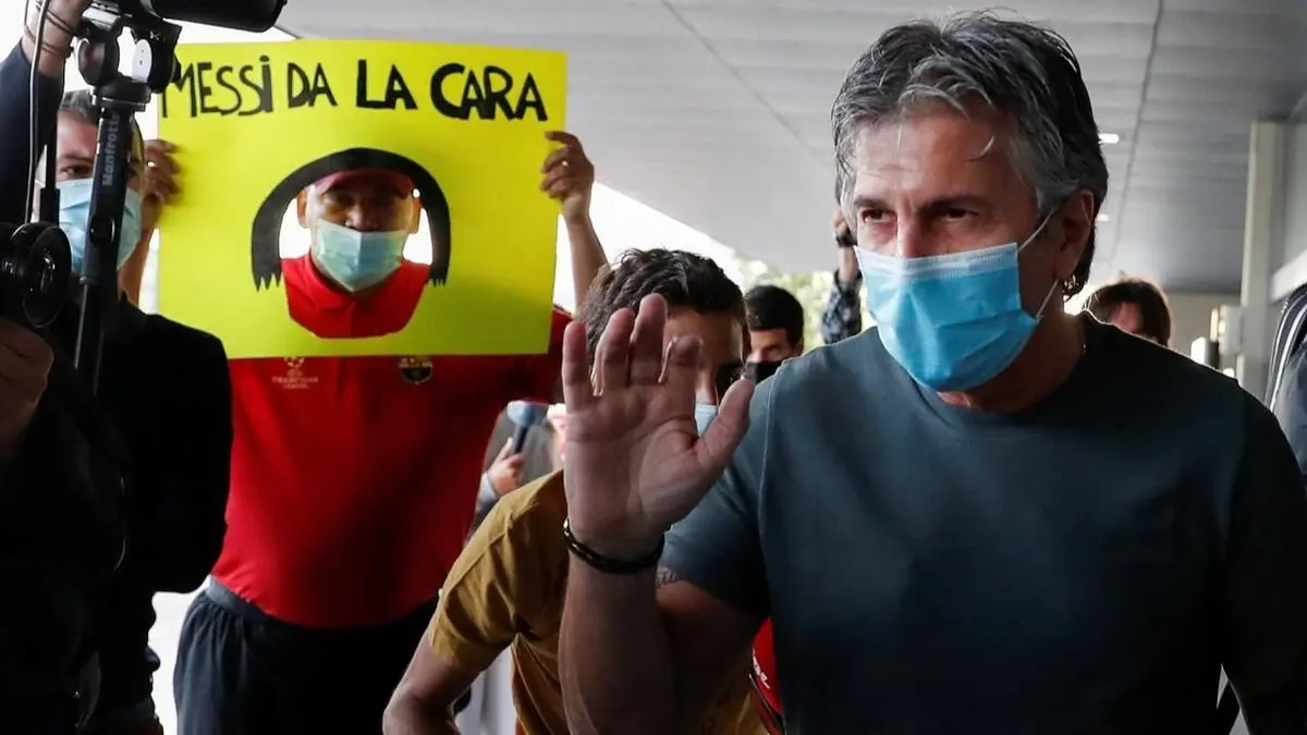 جلسه بی نتیجه مدیران بارسلونا با پدر مسی