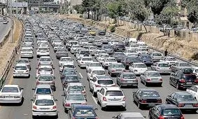 ترافیک شش کیلو متری در مسیر آزاد راه تهران_ پردیس