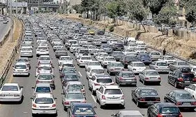 ترافیک شش کیلو متری در مسیر آزاد راه تهران_ پردیس