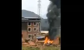 سقوط یک جنگنده چینی در تایوان