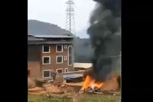 سقوط یک جنگنده چینی در تایوان