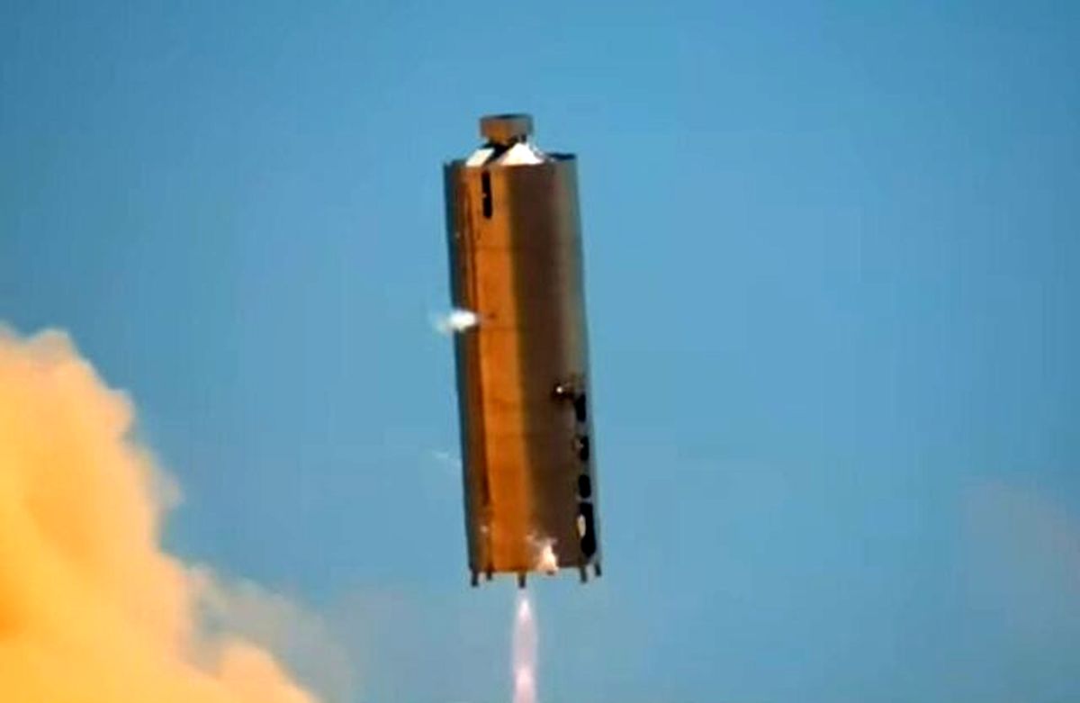 پرتاب آزمایشی نمونه اولیه موشک "استارشیپ" شرکت "اسپیس‌ایکس"