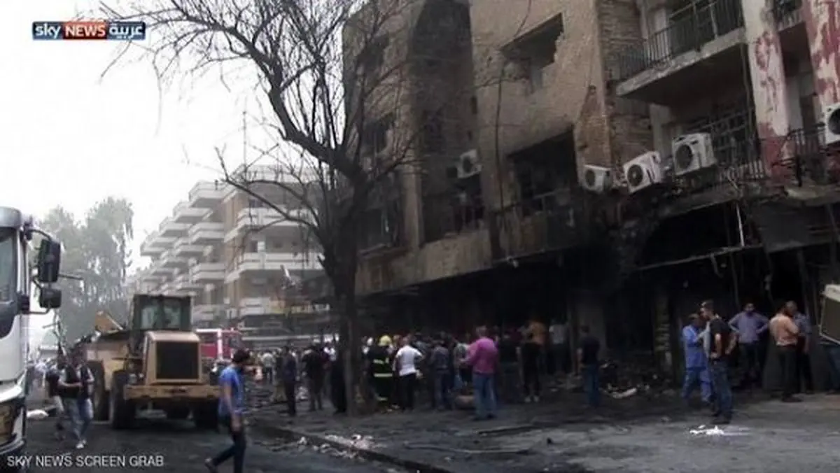 انفجار تروریستی داعش در الکراده بغداد