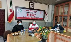 انبار جامع امدادی هلال احمر استان مرکزی در اراک افتتاح شد