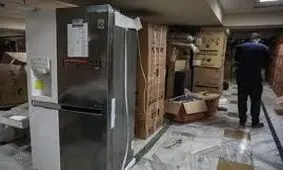 یک انبار احتکاری لوازم برقی در کرمانشاه کشف شد