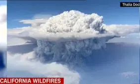 آتش‌سوزی در کالیفرنیا، پهنه‌ای به وسعت ۱۰ برابر شهر نیویورک