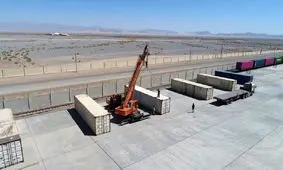 اولین محموله گمرکی از بندرخشک یزد ترخیص شد