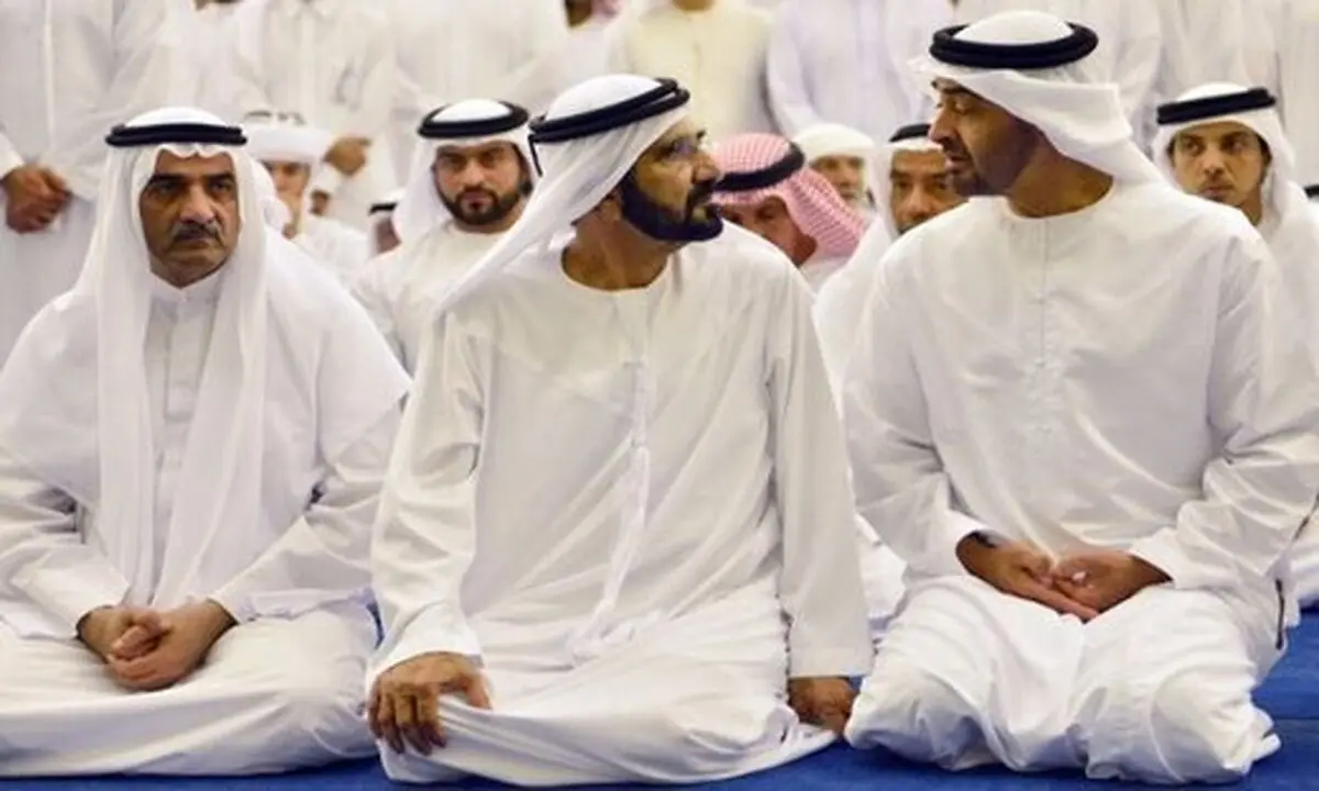 شعر حاکم دبی در مدح ولیعهد ابوظبی جنجال‌آفرین شد